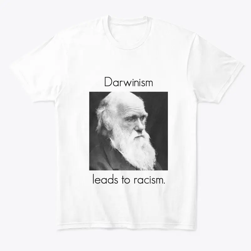 Darwinism With Portrait (Dark logo)