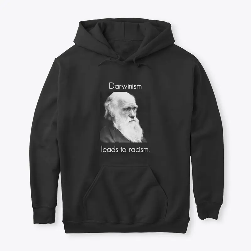 Darwinism With Portrait (White)